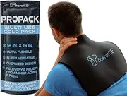 TheraICE PROpack Hot & Cold Therapy Reusable Cold Gel Ice Pack - Extra Large 12x15 - Great for Muscular Back Pain, Shoulder, Hip Knee - Oversized Multipurpose Cold Icepack for Minor Aches & Pains