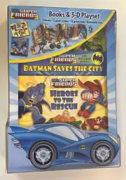DC SUPER FRIENDS: BOOKS & 3-D PLAYSET: BRAND NEW / SEALED: READER'S DIGEST
