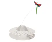 Cat Butterfly Toy Funny Exercise Interactive Electric Butterfly Rotating Cat Toy for Cats Kittens