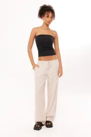 [Supré] Supré - Henley Relaxed Linen Pant - Natural 16 NATURAL