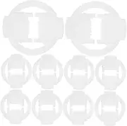 KICHOUSE Outdoor Clamps 100pcs Clamps for String Lights Heavy Duty Cord Retainer Clips Stable Connection