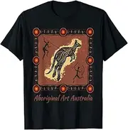 [keoStore] Aboriginal Australian Print Inspired Kangaroo Aboriginal Rel ds049 T-Shirt