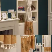 Print Short Curtain Living Room Bedroom Window Curtain Drape One Panel Treatment