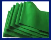 POOL SNOOKER TABLE CLOTH FELT SINGLE-SIDED FITS 7FT/8FT - GREEN / BLUE - INCLUDES 6 CUSHION CLOTH FELTS