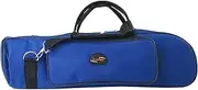 Professional Trumpet bag 600D Water-resistant Oxford Cloth Soft Carrying Case Foam Cotton Padded with Adjustable Shoulder bag - 4 Colors - Blue