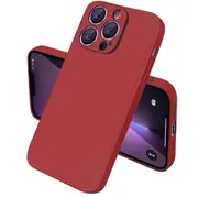 MCC iPhone 13 Pro Soft Liquid Silicone Shockproof Case Cover Apple 13Pro [Wine]