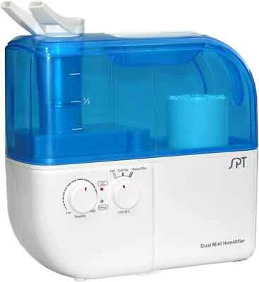 Spt SU-4010 Ultrasonic Dual-Mist Warm/Cool Humidifier with Ion Exchange Filter