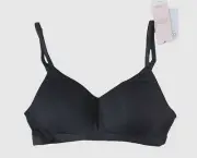 Women's Calvin Klein Form to Body Lightly Lined Bralette Black Size M 5910