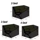 Heavy-Duty Outdoor Waterproof Garden Bench Seat Cover Furniture 2/3/4 Seater