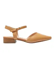 [Sandler] Amity Flat Shoes in Tan Leather
