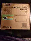Feit Electric 1' x 1' 800 Lumen Dimmable White LED Edge-Lit Flat Panel Flush NEW