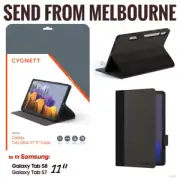 Cygnett TekView Slim Case SAMSUNG GALAXY TAB S8 S7 11-inch Tablet Cover Grey/Blk