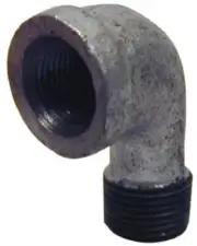 STZ Industries MIP Galvanized Malleable Iron 90 Degree Street Elbow (9-Pack)