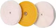 8 Inch Buffing Polishing Wheels for Bench Grinder Buffer with 5/8" Arbor Hole Wh