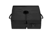 Rhino Basemate Slot Opening Umbrella Weighted Sandbag Support Base 18" Black
