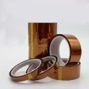2 Rolls 20mm x 100ft High Temperature Heat Resistant Kapton Tape 3D Printers BGA
