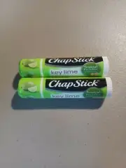 CHAPSTICK KEY LIME HTF Flavor Lip Balm Lot of 2 New & Sealed Must Try!