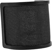 Vaguelly U-shaped Mic Windscreen Cover Dual Layer Soundproofing Shield for Recording