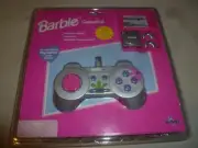 NEW PS1 SONY PLAYSTATION CONTROLLER BARBIE DOLL W MINI CONSOLE & CONTROLLERS PS2