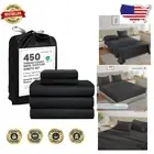 Elegant 5-Piece Cotton Sheet Set for Split King Adjustable Beds – Breathable