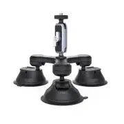 PGYTECH Three-Arm Suction Mount - Uses A 1/4'' Camera Mount - 360 Degree