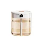Sleek White Design 2L Car Humidifier with Relaxing Night Light Feature