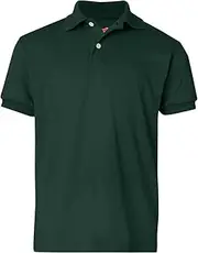 [Hanes] Boys 50/50 ComfortBlend EcoSmart Jersey Knit Polo (054Y)