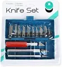 13pcs Hobby Knife Kit Set Modelling Penknife Blades Arts Craft Knives