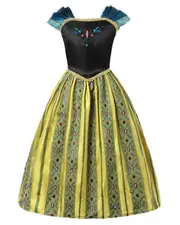 Princess Anna Coronation Girls Costume