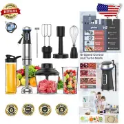 1000W 8-in-1 Immersion Blender with 16 Speeds for Ultimate Kitchen Versatility