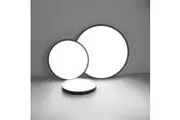 LED Ceiling Light Fixture Black 24W 4500K