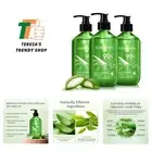 Organic Aloe Vera Gel for Skin + Tea Tree Oil, Made within 12 Hours of Harves...
