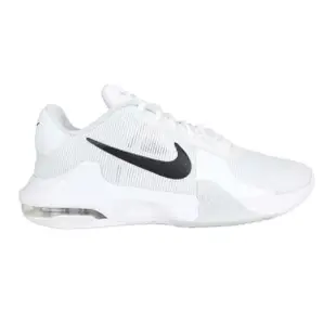 【NIKE 耐吉】AIR MAX IMPACT 4 男籃球鞋-氣墊 慢跑 輕量 白淺灰黑(DM1124-100)