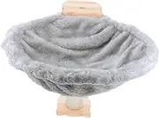 NOLITOY 1Set Cat Hammock Bed with Spoon Shape Design Soft Lint Cover Scratchproof Cat Tree Platform Multi Functional Indoor Cat Lounge for Comfort and Play