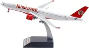 Pre-Built Model Aircraft 29CM 1/200 Scale Highly Detailed Airliner Model for Kingfisher Airlines A330-200 VT-VJP Aircraft Collectible Model Miniature Airplane Model