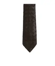 Bottega Veneta Intrecciato Pointed Tip Tie One size fondant