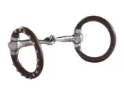 Formay Pony beaded O ring 4" snaffle mouth bit 172245,western bit