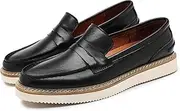 [HASMI] Men's Business Men's Shoes Thick-Soled Casual Shoes Non-Slip Shoes