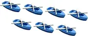 Vaguelly Miniature Boat Model Set 7 Pack Beach Miniatures for Micro Landscaping DIY Decor for Boys and Girls Adults