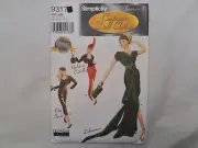 Simplicity Pattern - 15.5" Couture Doll Clothes (One Size) #9317 - Uncut