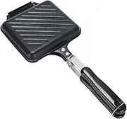 Anneome Sandwich Baking Plate Bread Baking Pan Non-Stick Coated Toast Maker Easy to Use Sandwich Maker Pancake Snack Pan