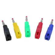 4mm Clear Banana Plug Connectors, for Students and Hobbyists