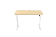 Maestro Furniture Fenge Height-Adjustable Electric Sit And Stand Office Study Comptuer Desk 120cm W/ USB Charging Port Natural