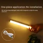 Wireless LED Closet Light Cabinet Lamp PIR Motion Sensor USB Rechargeable Strip