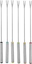 Fondue Accessories Stainless Steel Fondue Forks, Chocolate Dipping Fork Fondu Fork Set, Fondue Forks, for Cheese Fondue Home for Chocolate Fountain Restaurant