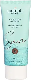 Wotnot Natural Face Sunscreen TINTED TAN BB Cream SPF 40, 60 g