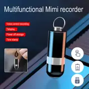 Mini Spy Audio Recorder Voice Activated Recording Listening Device Keychain MP3~