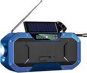 Radio Emergency Solar Hand Crank Weather Radio Charger Flash Light Outdoor Emergency Radio Bluetooth Speaker C