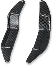 Steering Wheel Paddle Shifter Extension for Mini Cooper S JCW Roadster Coupe Paceman Cooper R55 R56 R57 R58 R59 R60 R61, ABS Paddle Shift Carbon Fiber Texture Style Carbon Fiber Style