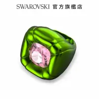 在飛比找momo購物網優惠-【SWAROVSKI 官方直營】Dulcis 個性戒指枕形切
